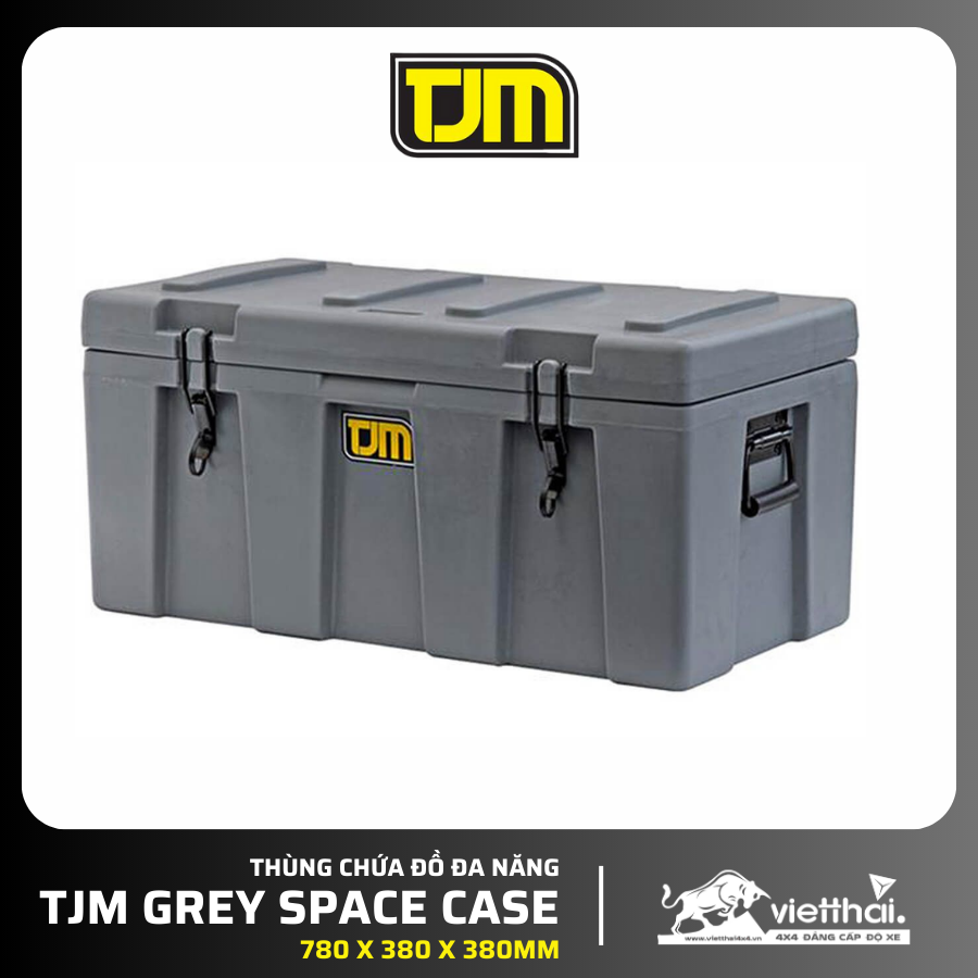 Thùng chứa đồ đa năng TJM Grey Space Case 780 x 380 x 380mm (74L)